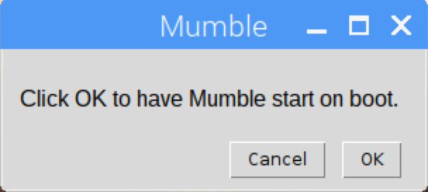 Mumble Autostart